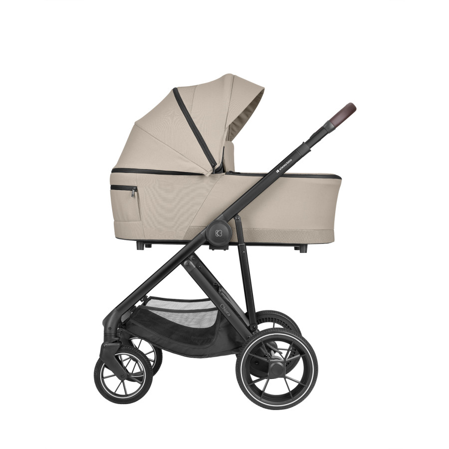 Комбинирана количка 3в1 с кош за новородено Chiara Beige