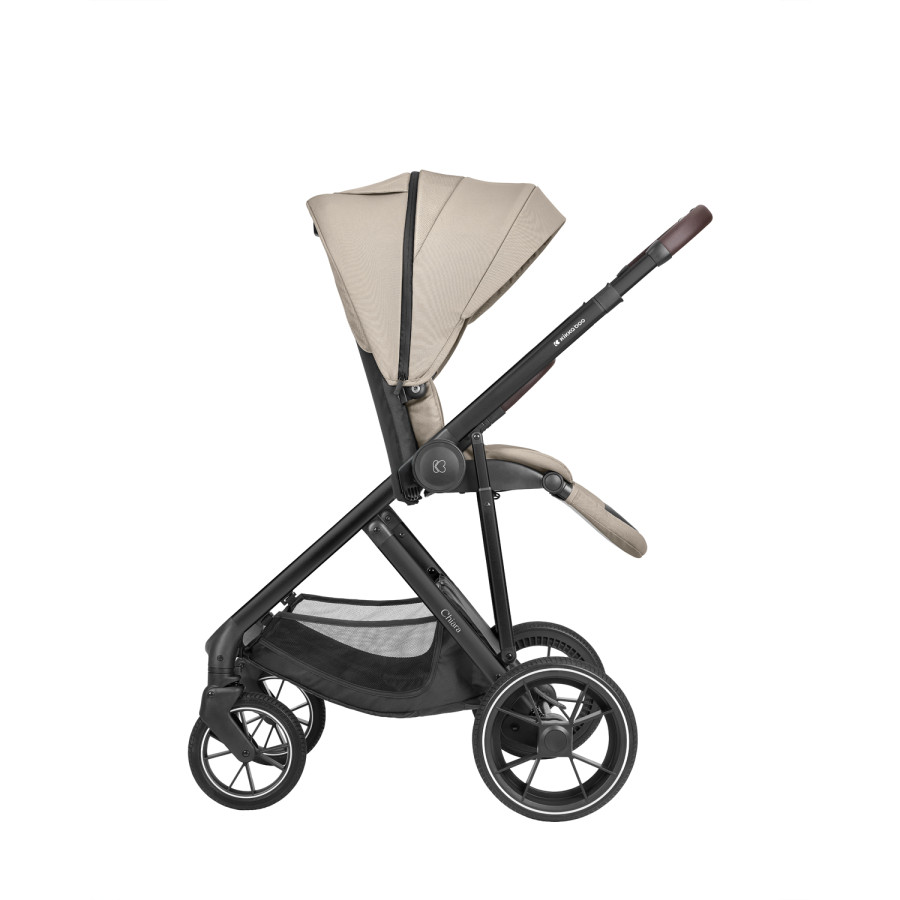 Комбинирана количка 3в1 с кош за новородено Chiara Beige