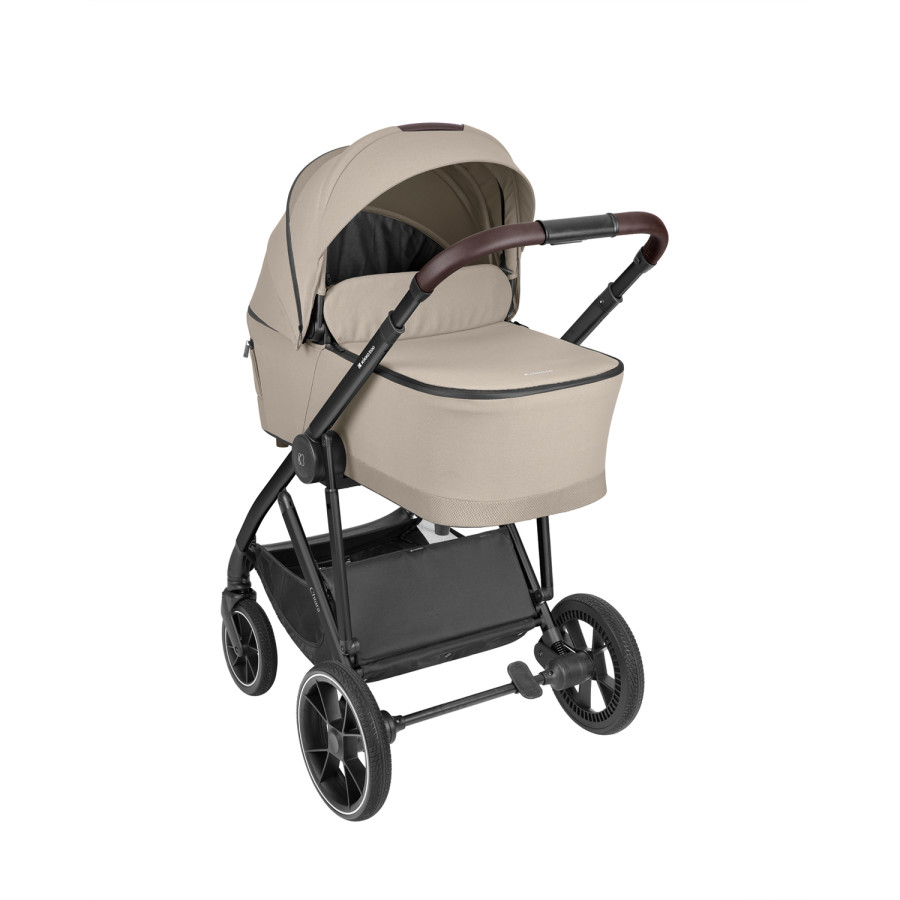 Комбинирана количка 3в1 с кош за новородено Chiara Beige