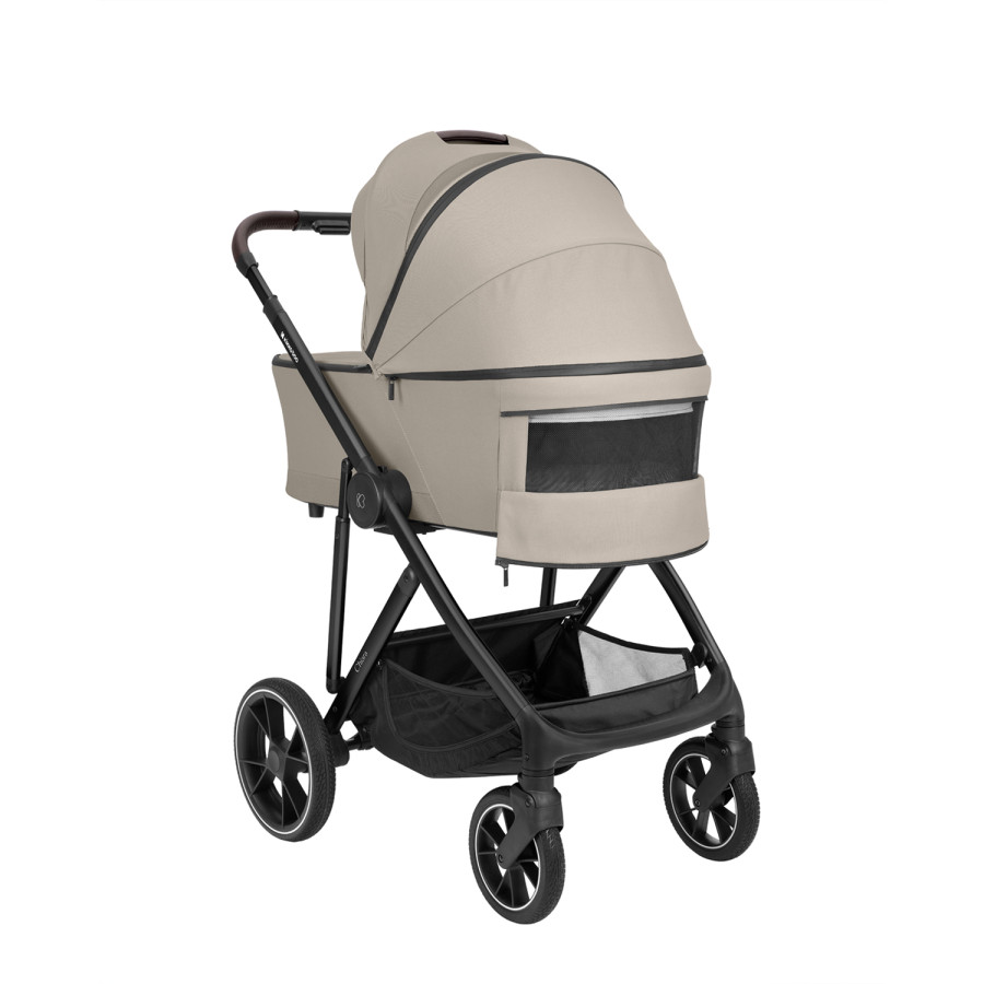 Комбинирана количка 3в1 с кош за новородено Chiara Beige