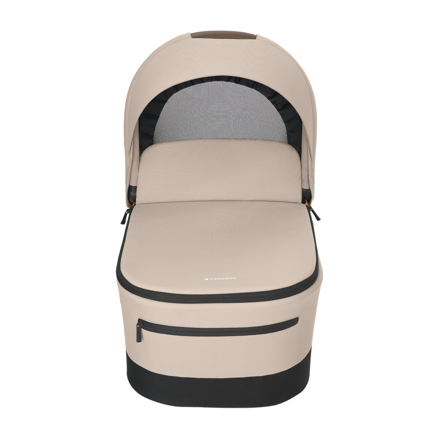 Комбинирана количка 3в1 с кош за новородено Mia Beige