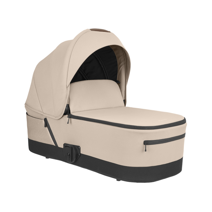 Комбинирана количка 3в1 с кош за новородено Mia Beige