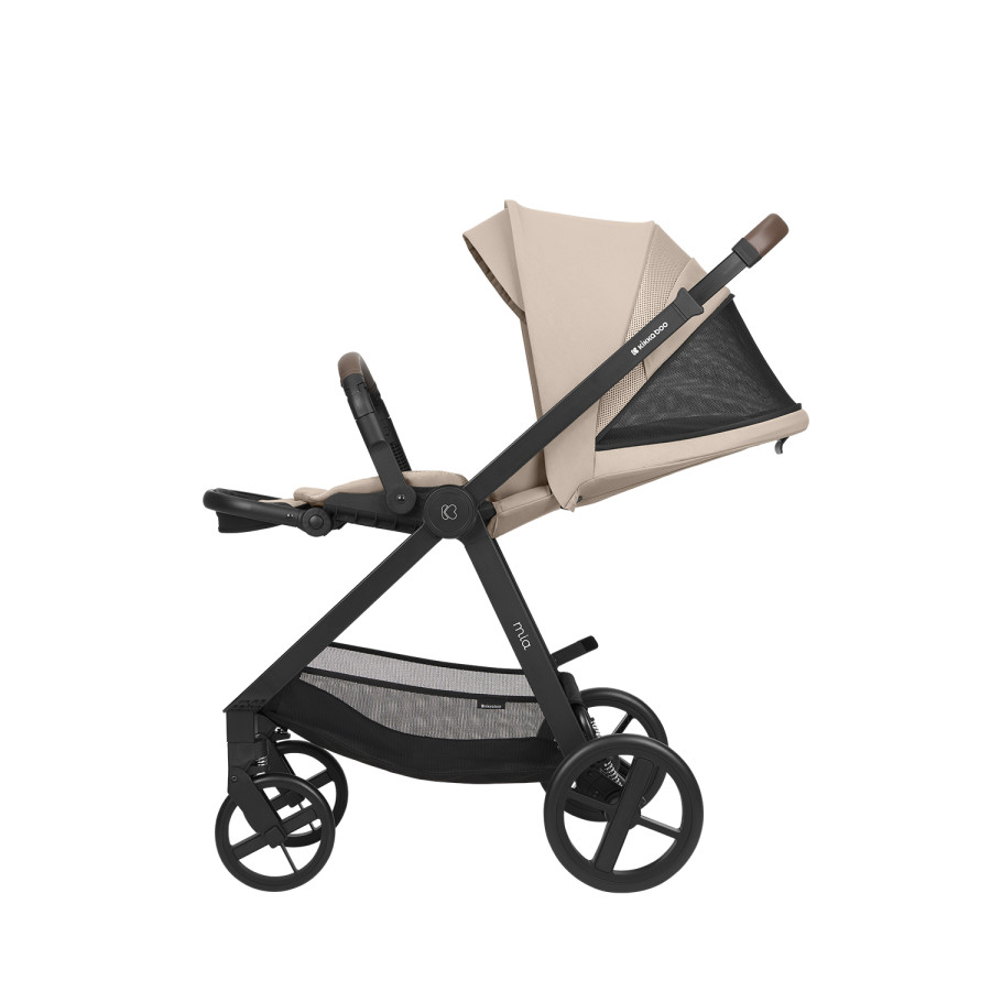 Комбинирана количка 3в1 с кош за новородено Mia Beige