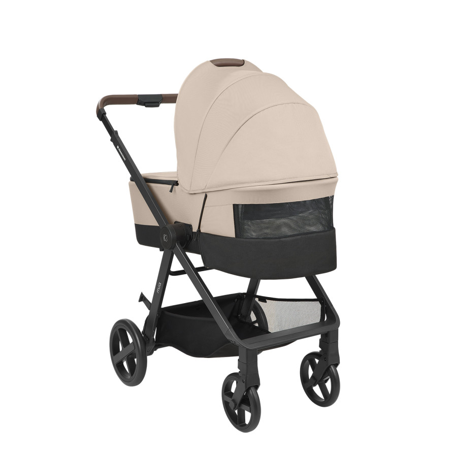 Комбинирана количка 3в1 с кош за новородено Mia Beige