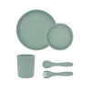 Сет за хранене 5 части Platinum Silicone Sage