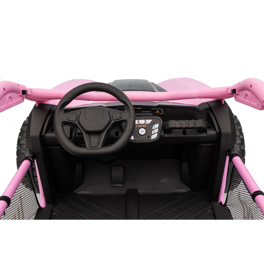 Акумулаторна кола Candy Buggy Pink с батерия 12V/10AH
