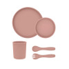 Сет за хранене 5 части Platinum Silicone Blush