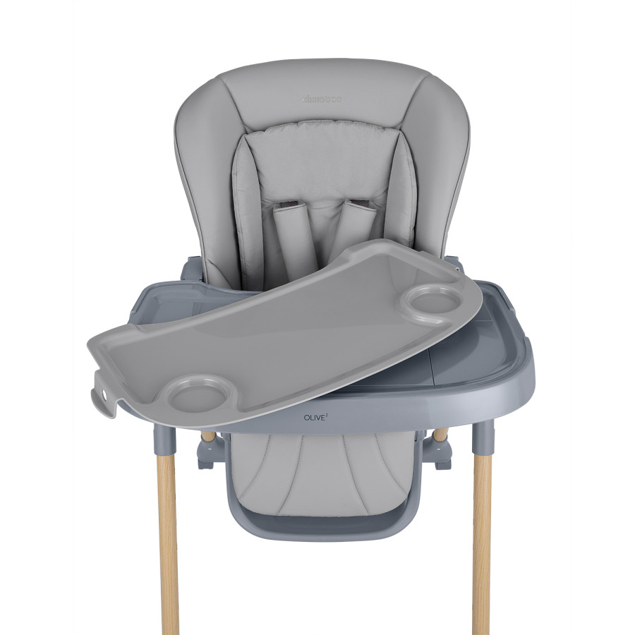 Стол за хранене Olive 2 Grey