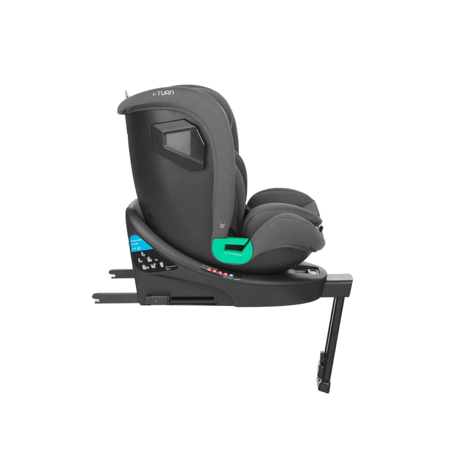 Стол за кола 40-150 см i-Turn i-SIZE Dark Grey