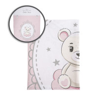 Детски чаршаф 150/100см Pink Bear