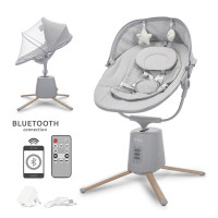 Електрически шезлонг с люлеене Storky Grey