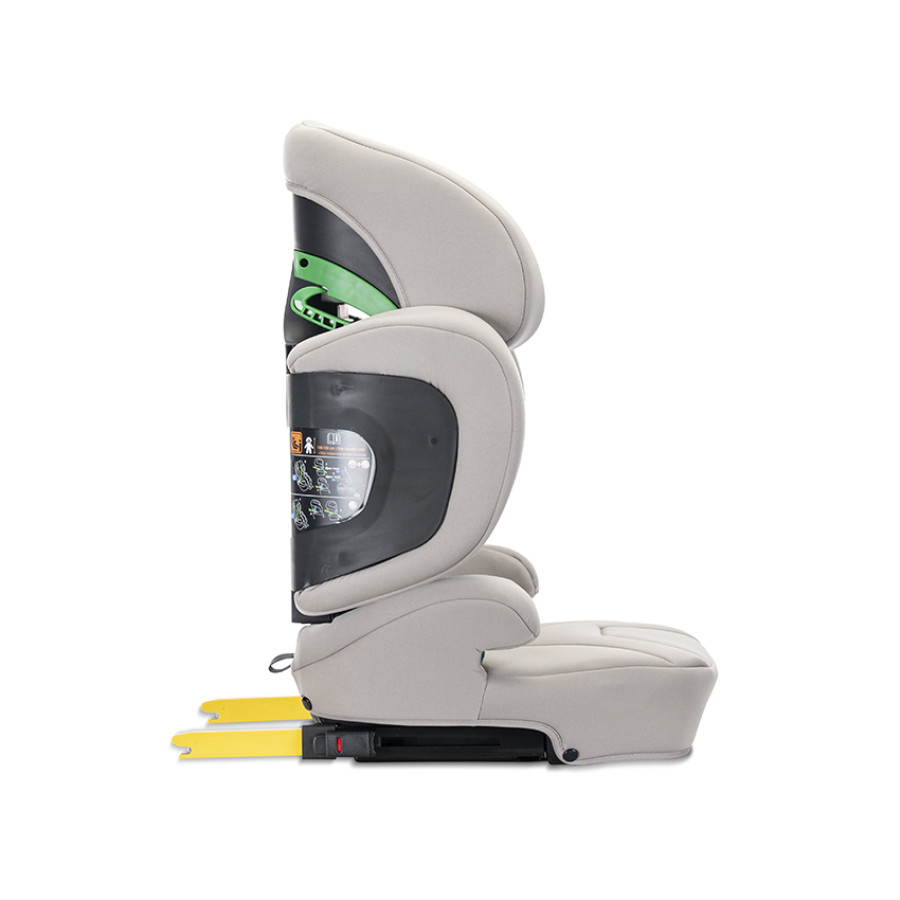 Сгъваем стол за кола GrowGo Grey i-Size ISOFIX 100–150 см