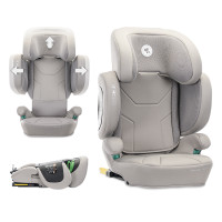 Сгъваем стол за кола GrowGo Grey i-Size ISOFIX 100–150 см