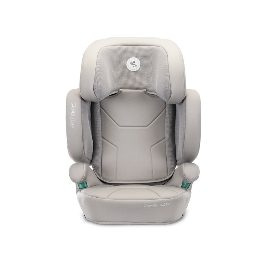Сгъваем стол за кола GrowGo Grey i-Size ISOFIX 100–150 см