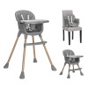 Стол за хранене 3 в 1 Vanilla Grey