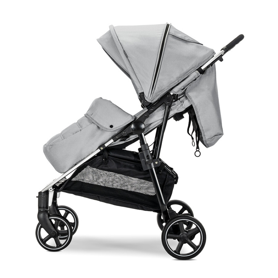 Детска количка за близнаци Duo Grey до 22 кг
