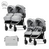 Детска количка за близнаци Duo Grey до 22 кг