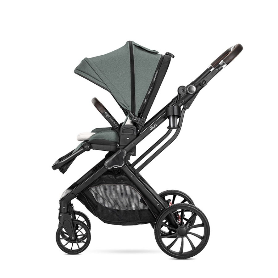 Детска количка 2в1 Glory Green с адаптори Детска количка 2в1 Glory Green с адаптори