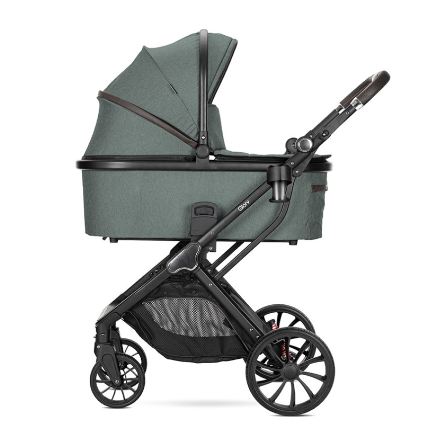 Детска количка 2в1 Glory Green с адаптори Детска количка 2в1 Glory Green с адаптори