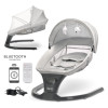 Електрически шезлонг с люлеене Siena Light Grey