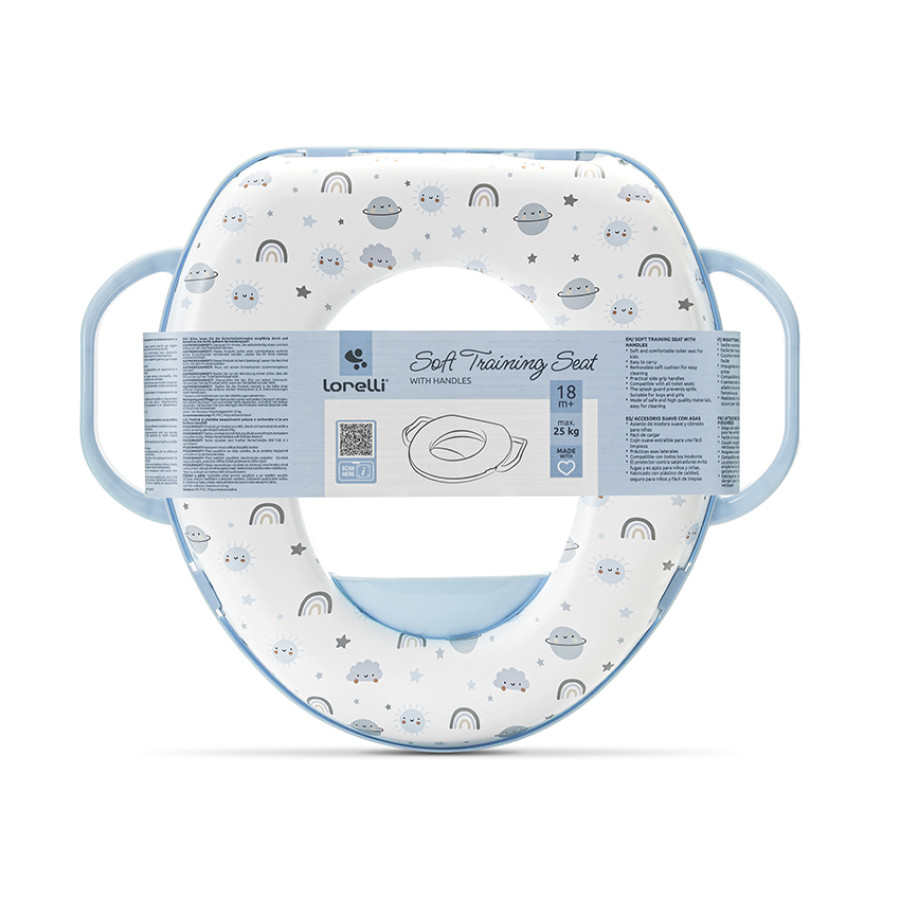 Мека приставка с дръжки Planets Blue