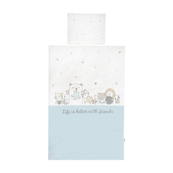 Сет Cosy 3 части ранфорс Happy Friends Blue