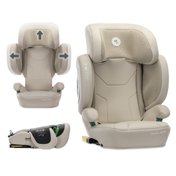 Сгъваем автостол GrowGo Beige i-Size Isofix 100-150 cm
