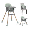 Стол за хранене 3 в 1 Vanilla Green