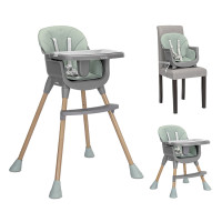 Стол за хранене 3 в 1 Vanilla Green