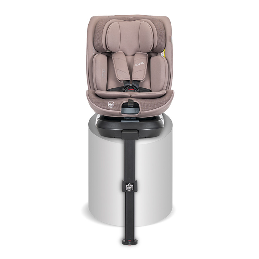Стол за кола Solaris i-Size Isofix 40-150 cm Support Leg 360 Pink