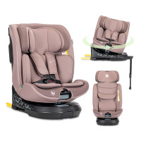Стол за кола Solaris i-Size Isofix 40-150 cm Support Leg 360 Pink