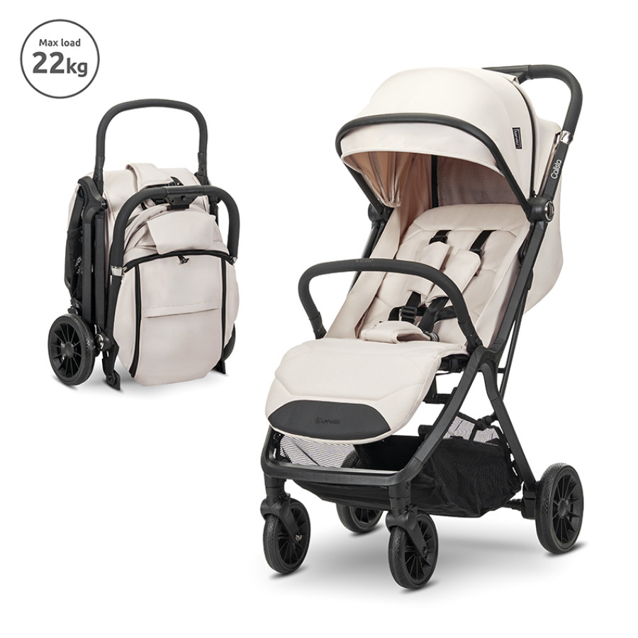 Детска количка с автоматично сгъване Calista Beige до 22 кг