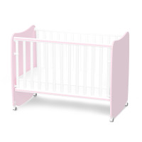 Легло с люлка Stars 60/120 см White and Orchid Pink