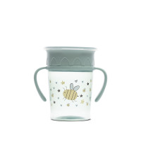 Неразливаща чаша My Friend 360 градуса с дръжки Iceberg Green Неразливаща чаша My Friend 360 градуса с дръжки Iceberg Green