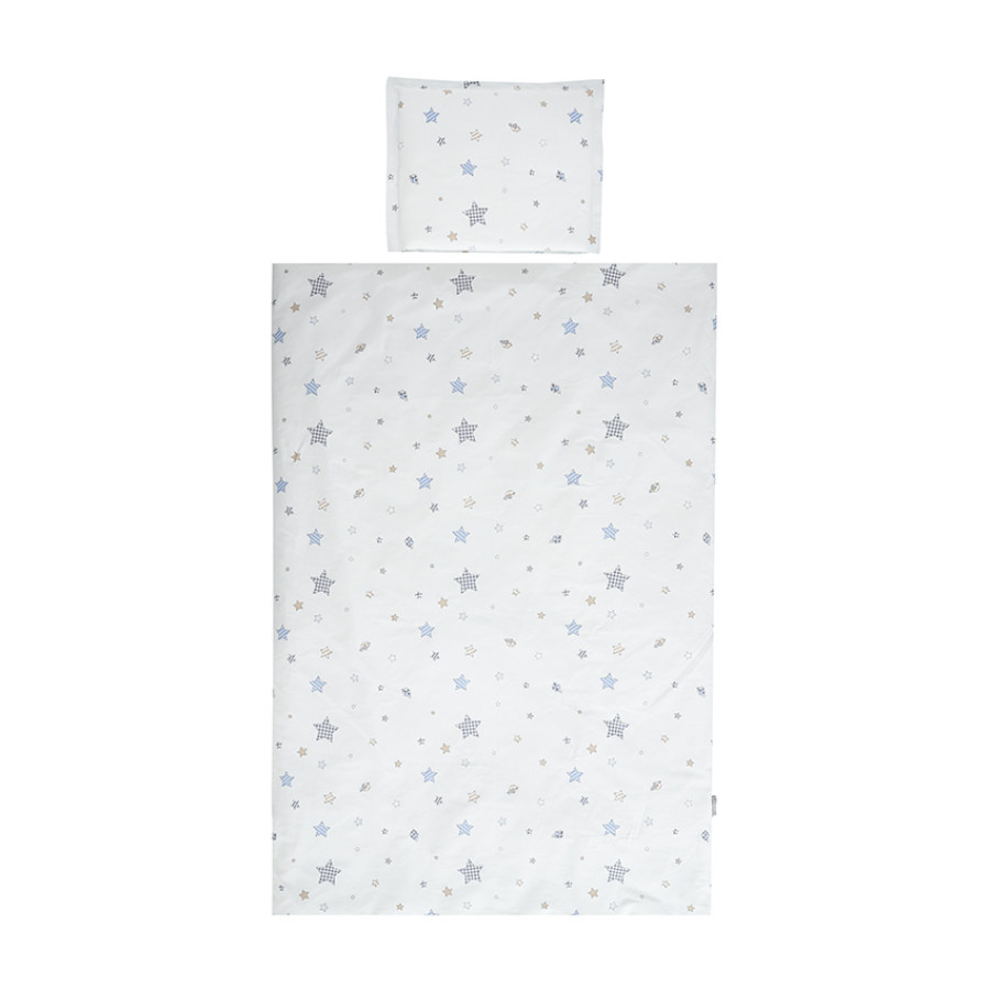 Сет Cosy 5 части ранфорс Bear With Swing синьо