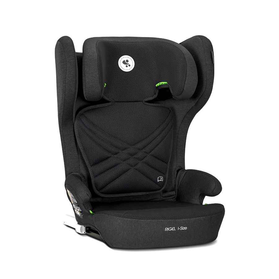 Сгъваем стол за кола Rigel Black i-Size Isofix 100-150 см