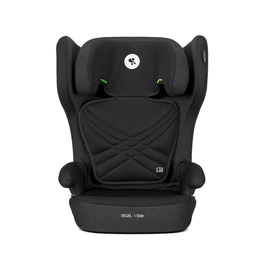 Сгъваем стол за кола Rigel Black i-Size Isofix 100-150 см