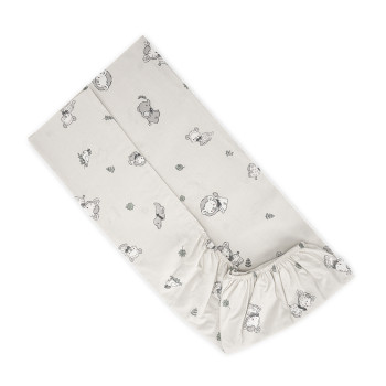 Чаршаф с ластик 60/120 см (15 см борд) Jungle бежов