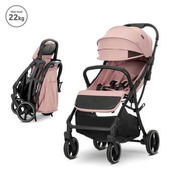 Детска лятна количка Minori Pink до 22 кг автоматично сгъване