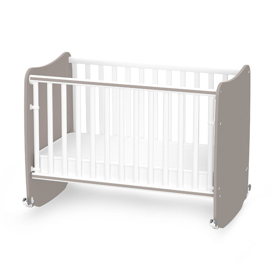 Легло с люлка Stars 60/120 см White and String