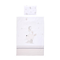 Сет 3 части ранфорс Little Rabbits Grey