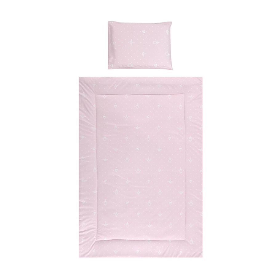 Сет Cosy 5 части ранфорс Мечо розово