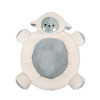 Тепих за игра Мери плюш 95x95 White and Grey
