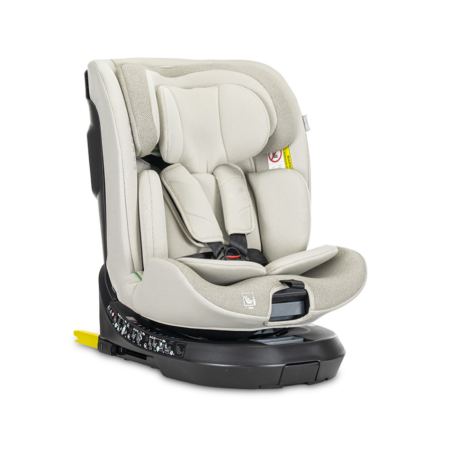 Стол за кола Solaris i-Size Isofix 40-150 cm Support Leg 360 Beige