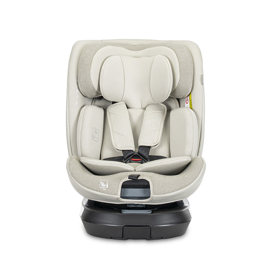 Стол за кола Solaris i-Size Isofix 40-150 cm Support Leg 360 Beige