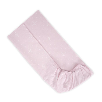 Чаршаф с ластик 60/120 см (15 см борд) Мечо розов