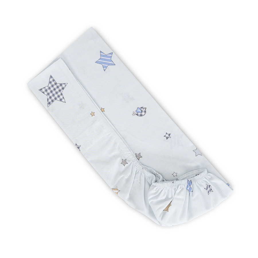 Чаршаф с ластик 98/65 см за мини кошара Bear With Swing Blue