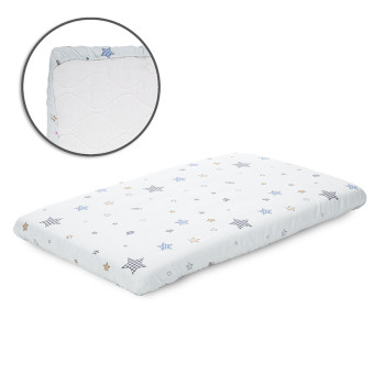 Чаршаф с ластик 98/65 см за мини кошара Bear With Swing Blue
