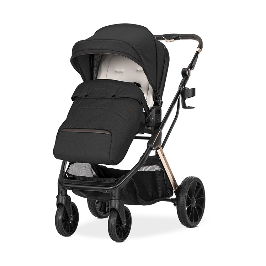 Детска количка Glory 2в1 Black с адаптори Детска количка Glory 2в1 Black с адаптори