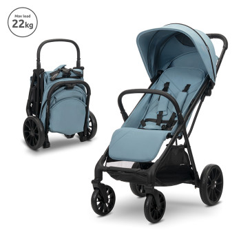 Детска лятна количка Nuvella Blue до 22 кг